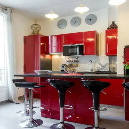 Appartamento Stylish White And Red Juan-les-Pins